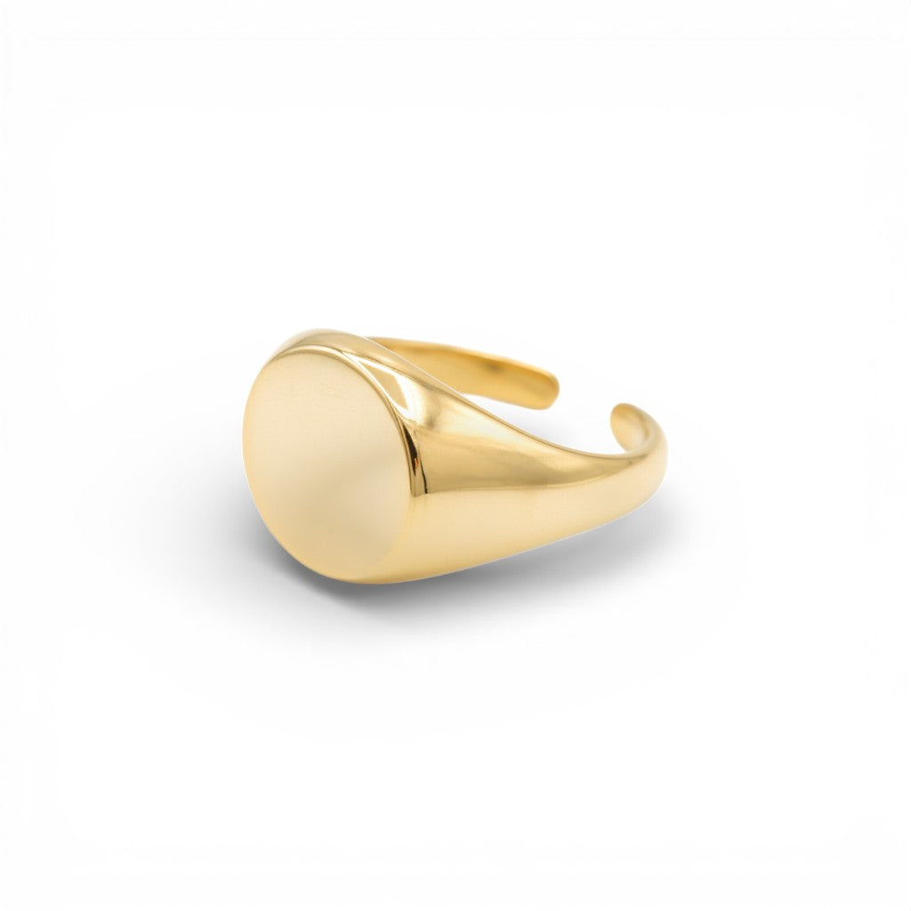 Anello Uomo Chevalier In Acciaio Inossidabile Oro - Misure Dal 20 Al 30 (22)