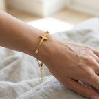 Bracciale Catena Croce In Acciaio Inossidabile