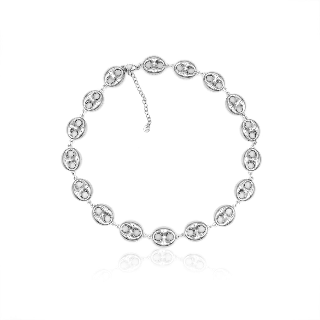 Collana Choker Bold Bean In Acciaio Inossidabile