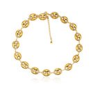 Collana Choker Bold Bean In Acciaio Inossidabile