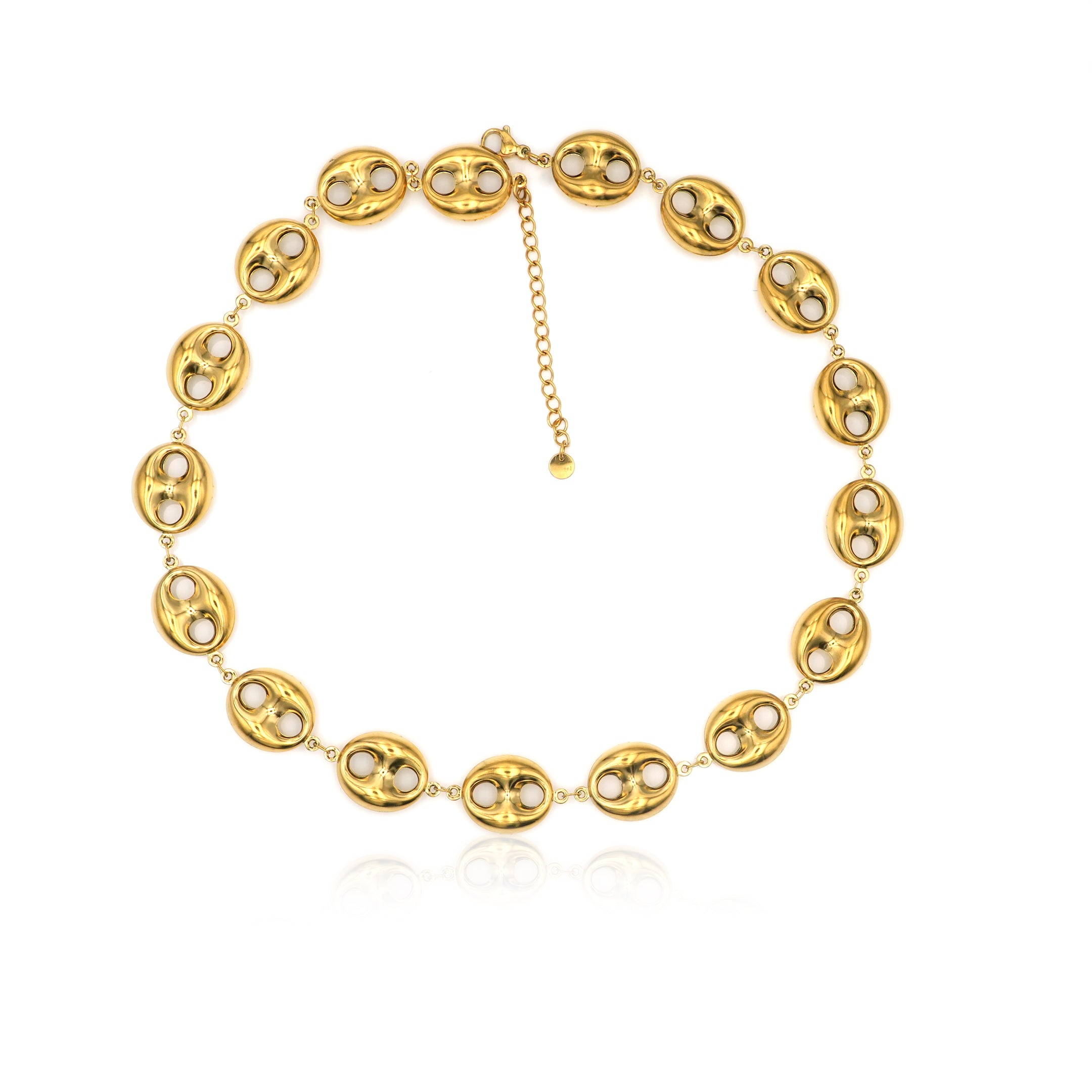 Collana Choker Bold Bean In Acciaio Inossidabile