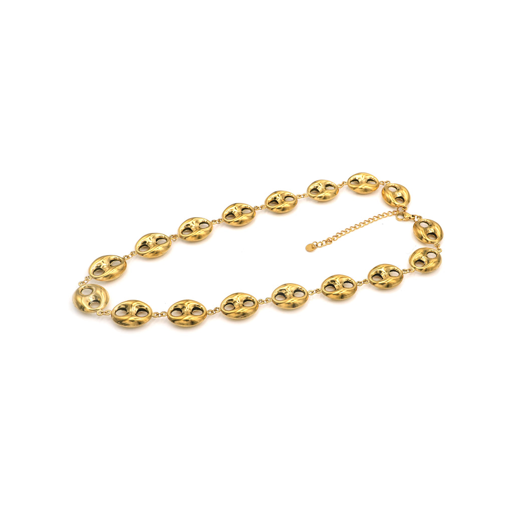 Collana Choker Bold Bean In Acciaio Inossidabile
