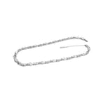 Collana in Acciaio con Design Intrecciato