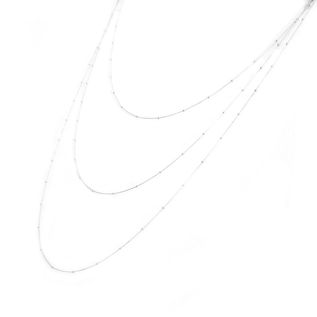 Collana a Strati in Acciaio