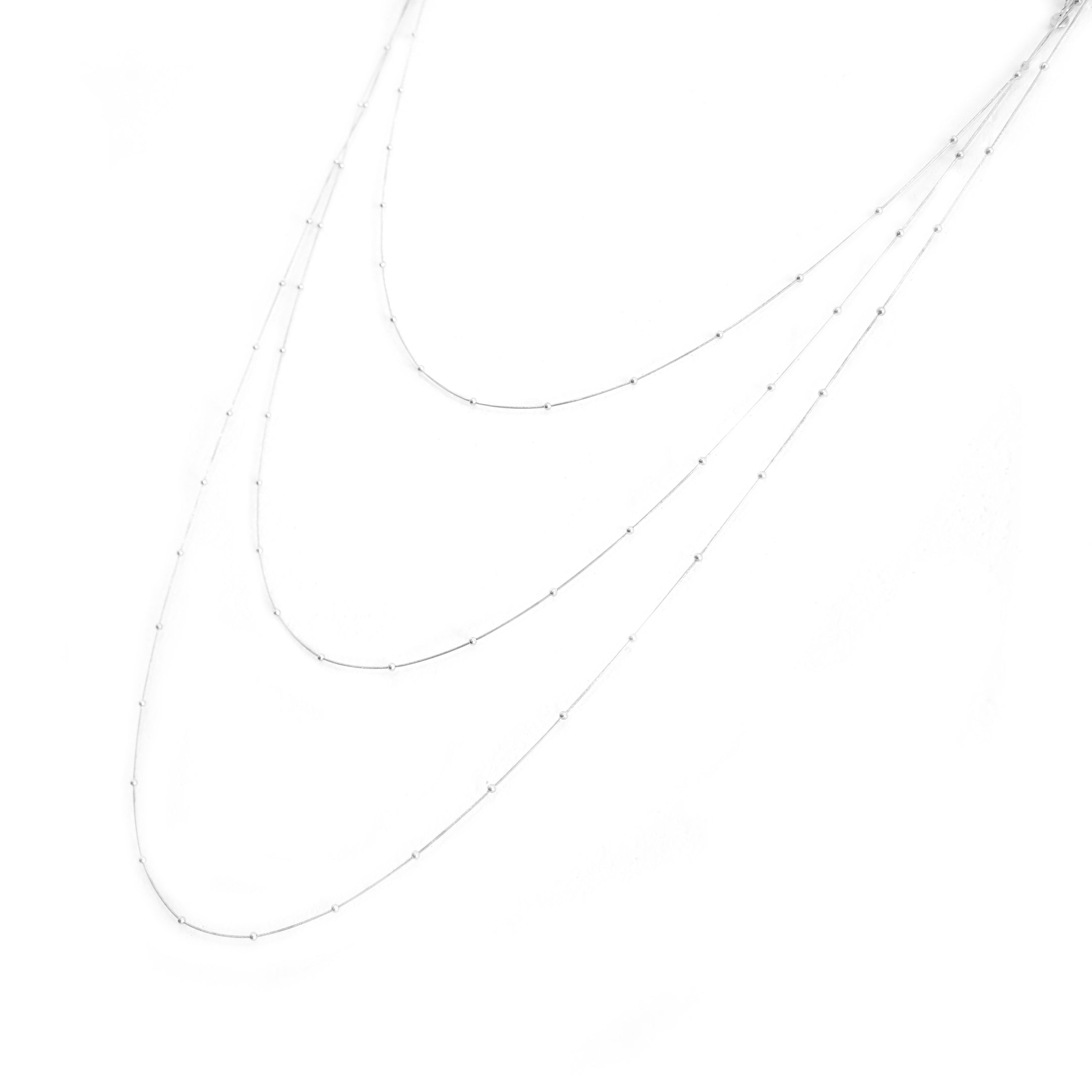 Collana a Strati in Acciaio