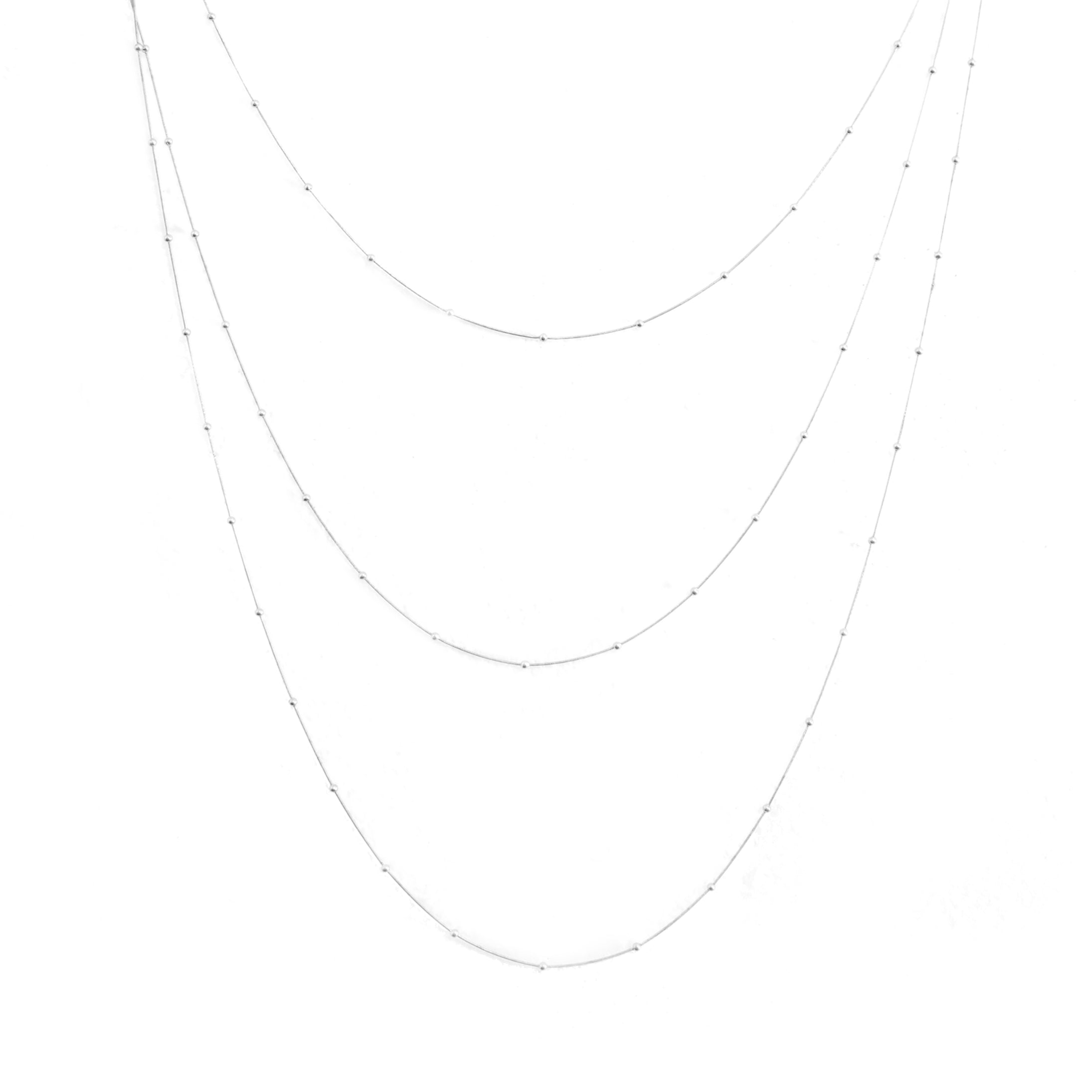 Collana a Strati in Acciaio