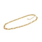 Collana in Acciaio con Design Intrecciato