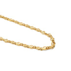 Collana in Acciaio con Design Intrecciato
