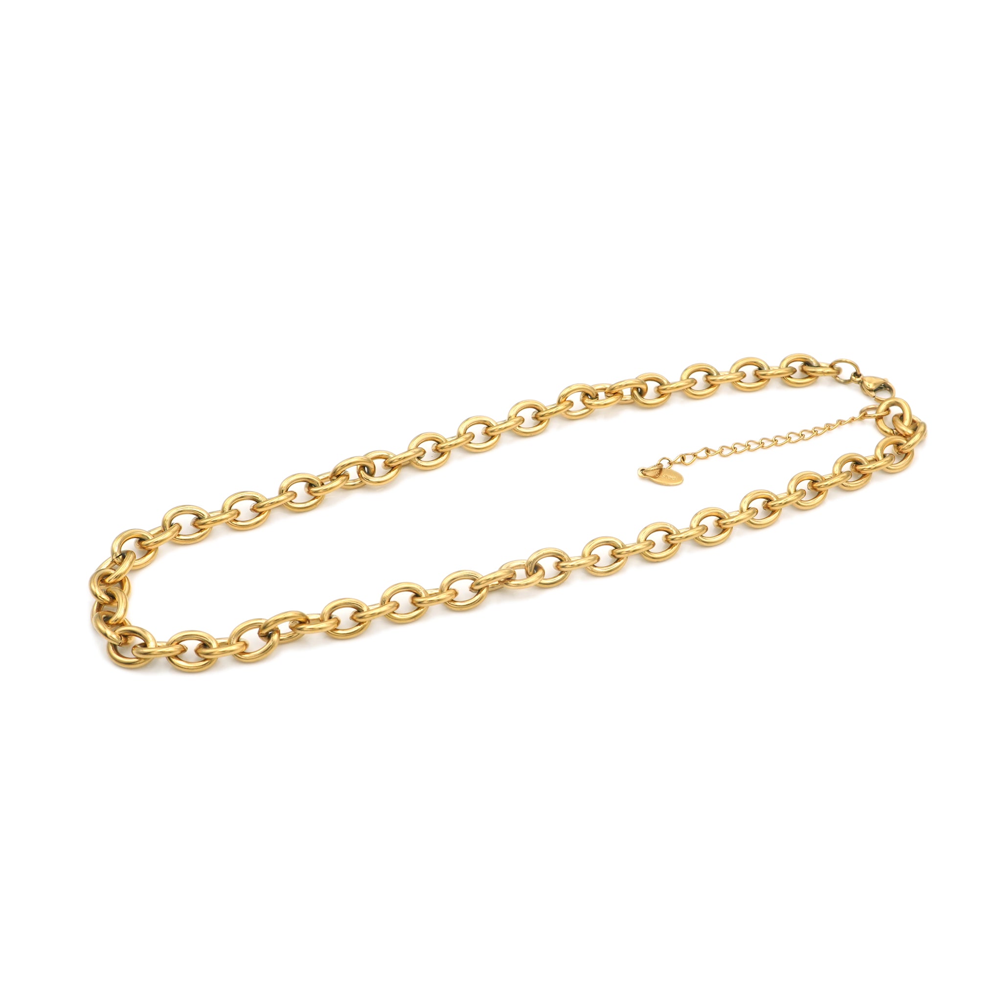 Collana a Catena Spessa in Acciaio