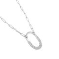 Collana in Acciaio con Ciondolo a Lucchetto