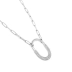 Collana in Acciaio con Ciondolo a Lucchetto