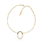 Collana in Acciaio con Ciondolo a Lucchetto
