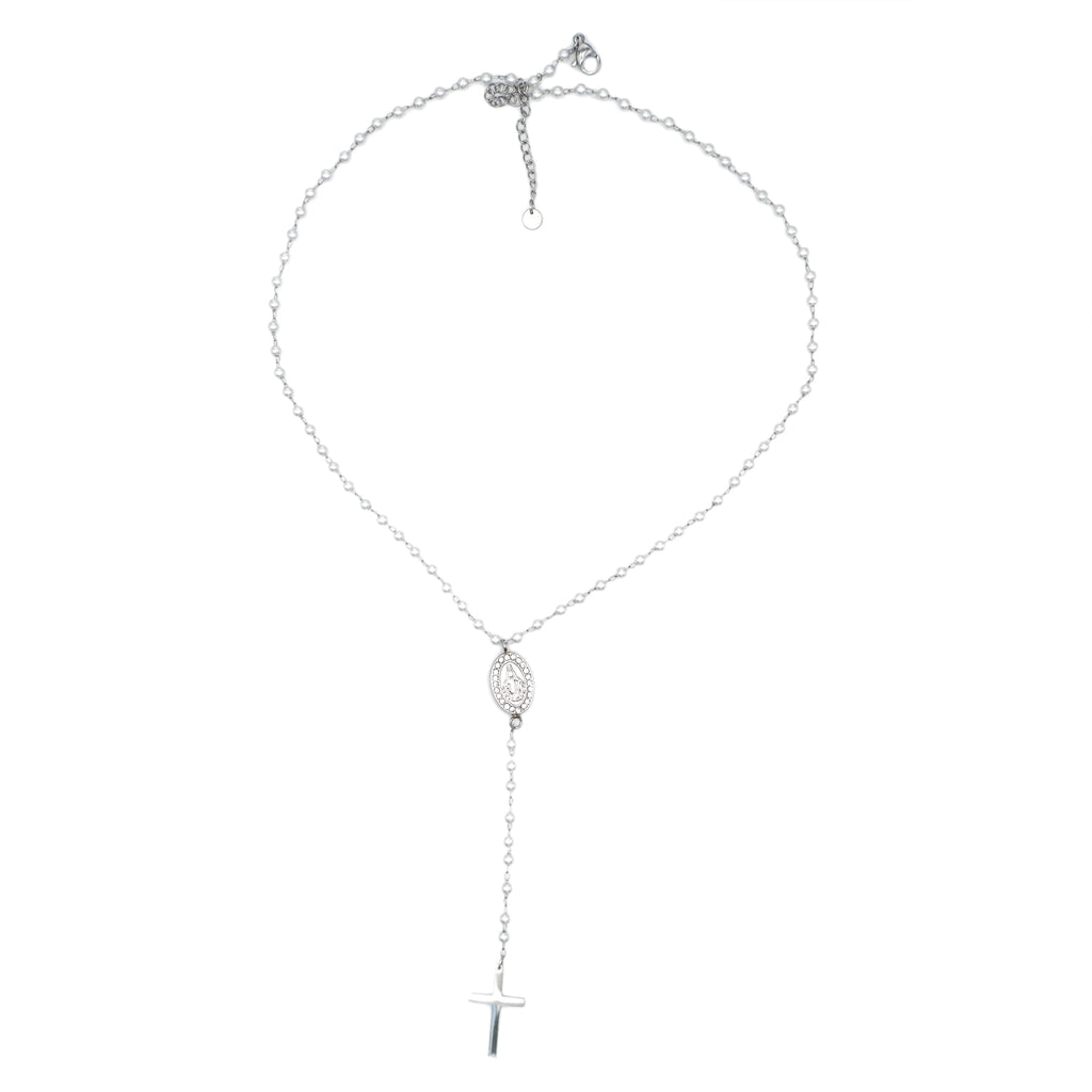 Collana Rosario in Acciaio