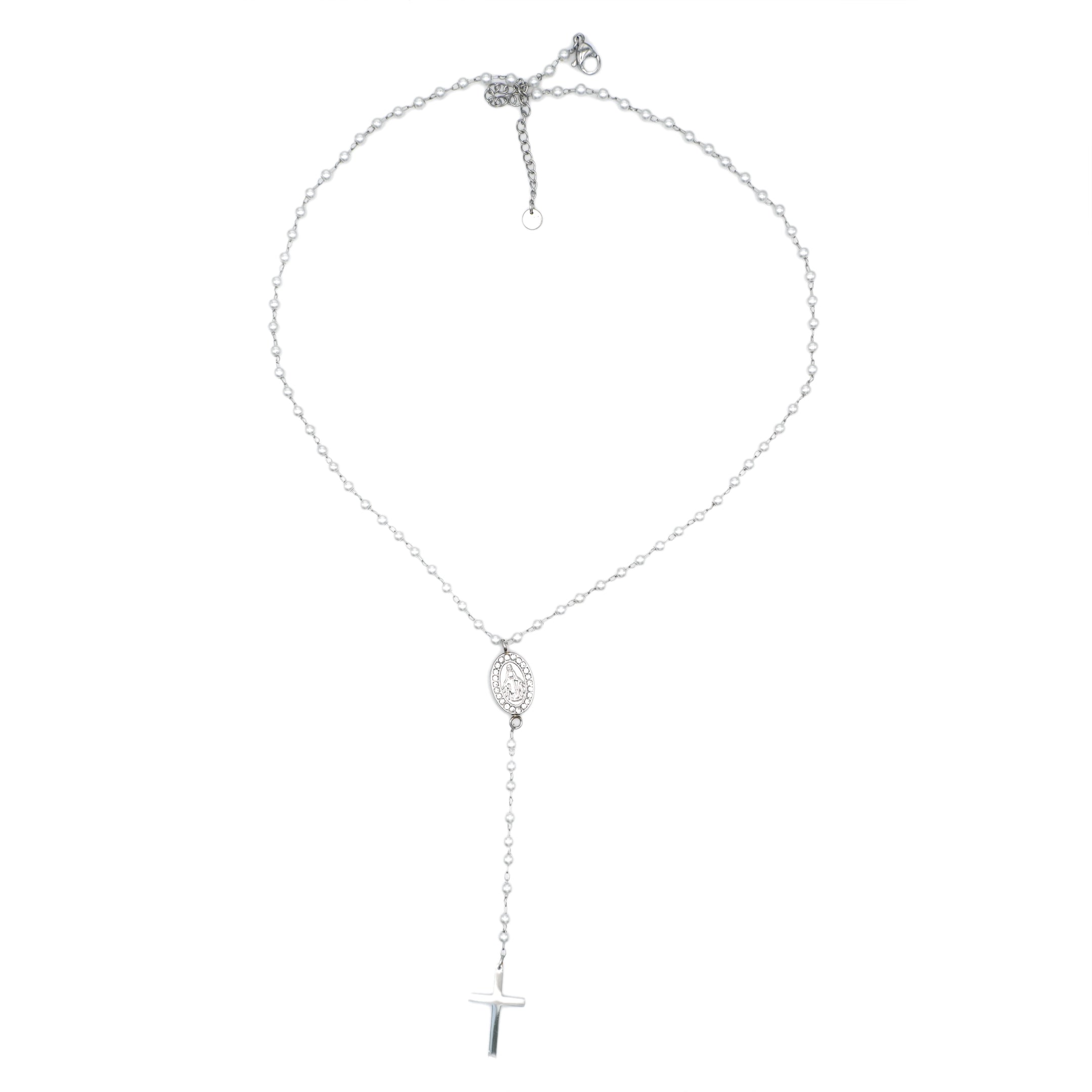 Collana Rosario in Acciaio