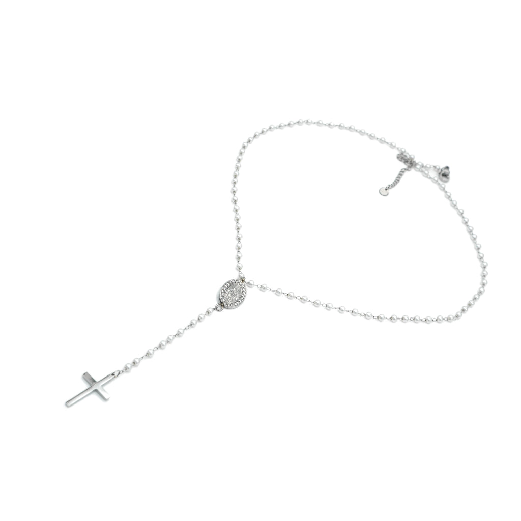 Collana Rosario in Acciaio