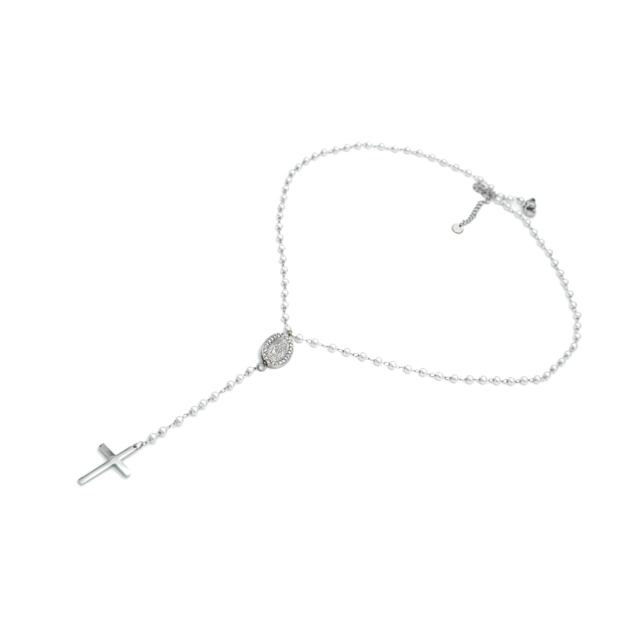 Collana Rosario in Acciaio