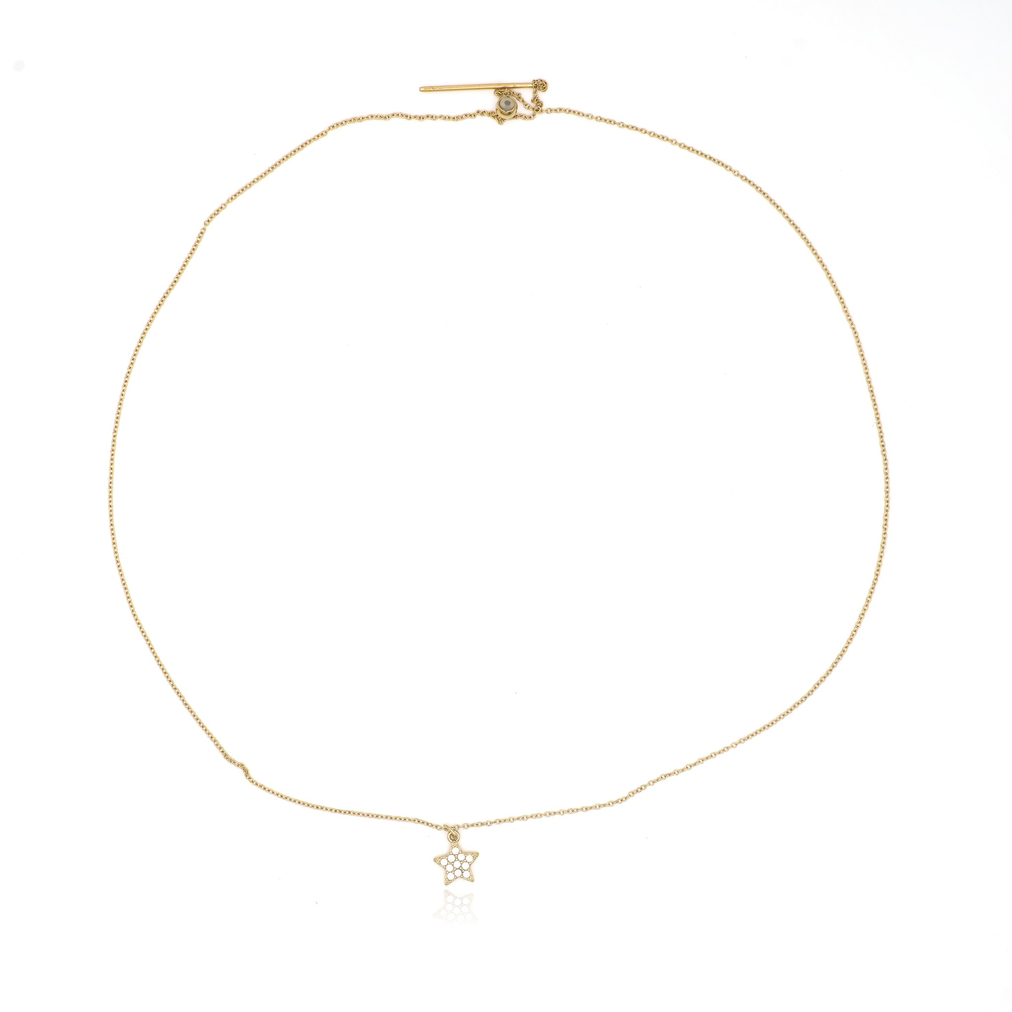 Collana Stella Brillante Acciaio