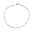 Collana in Acciaio con Motivo a Foglie