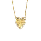 Collana Cuore Radiante Acciaio
