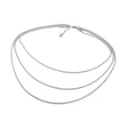 Collana a Strati in Acciaio