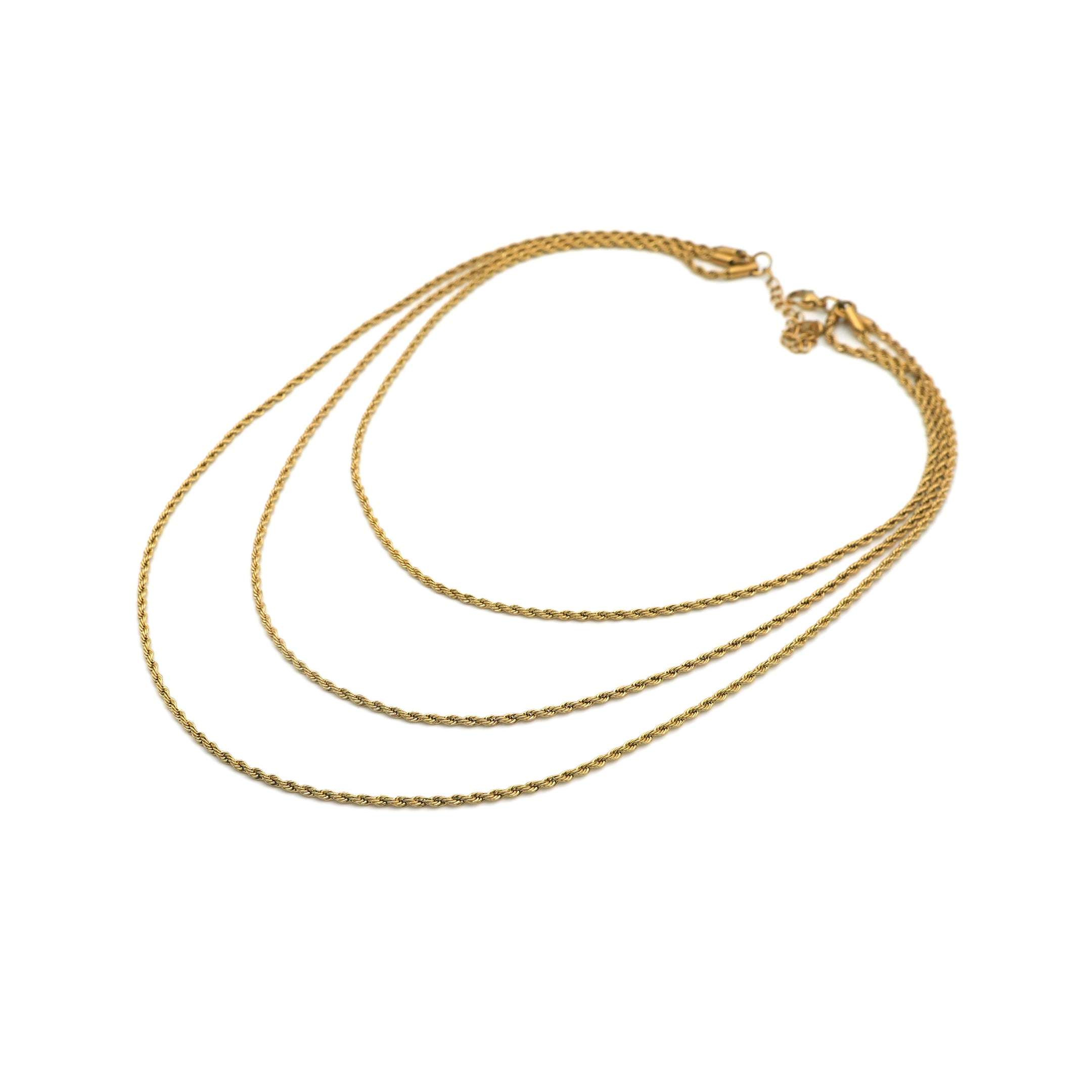 Collana a Strati in Acciaio