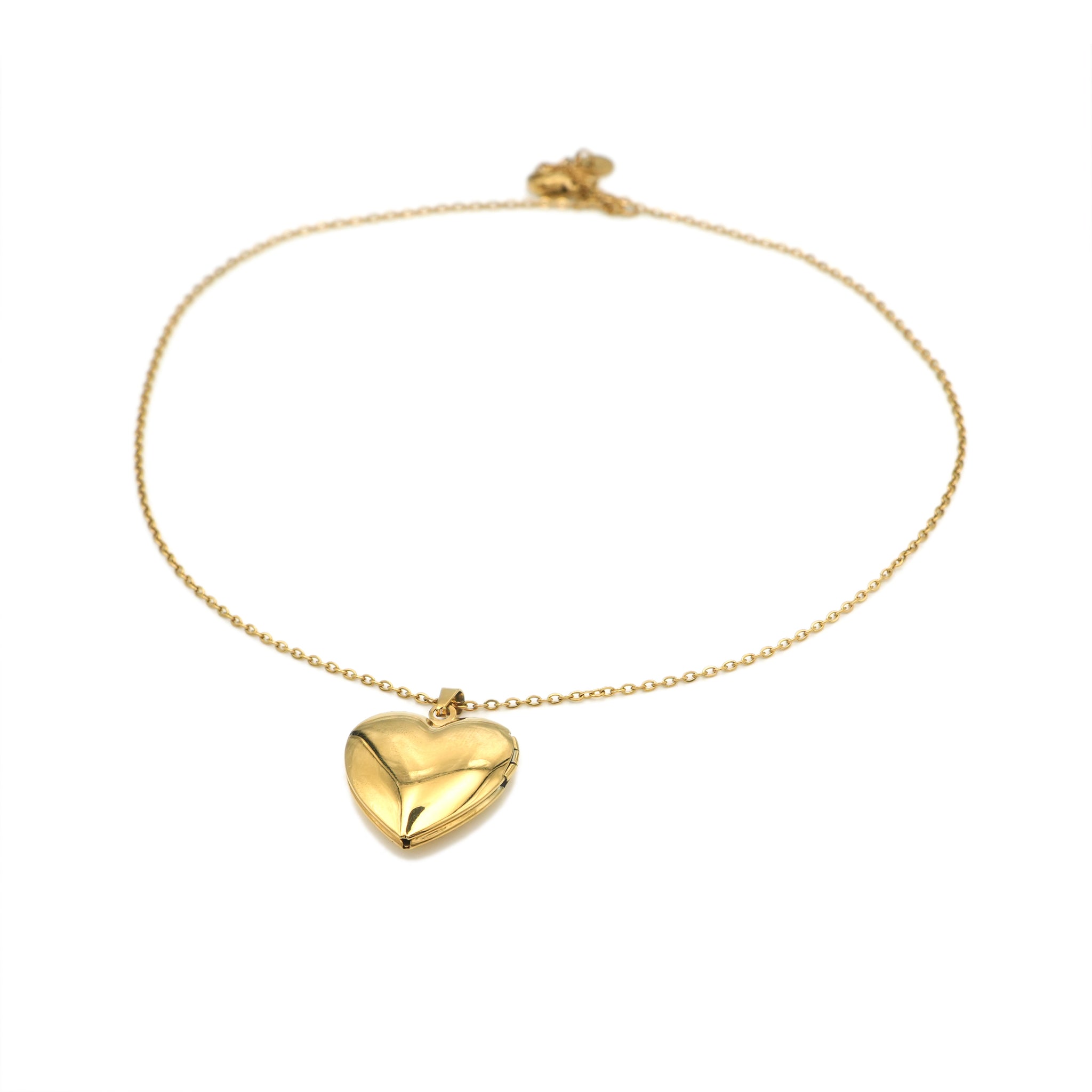 Collana con Ciondolo a Cuore Apribile
