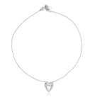 Collana Cuore Radiante Acciaio
