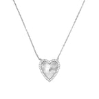 Collana Cuore Radiante Acciaio