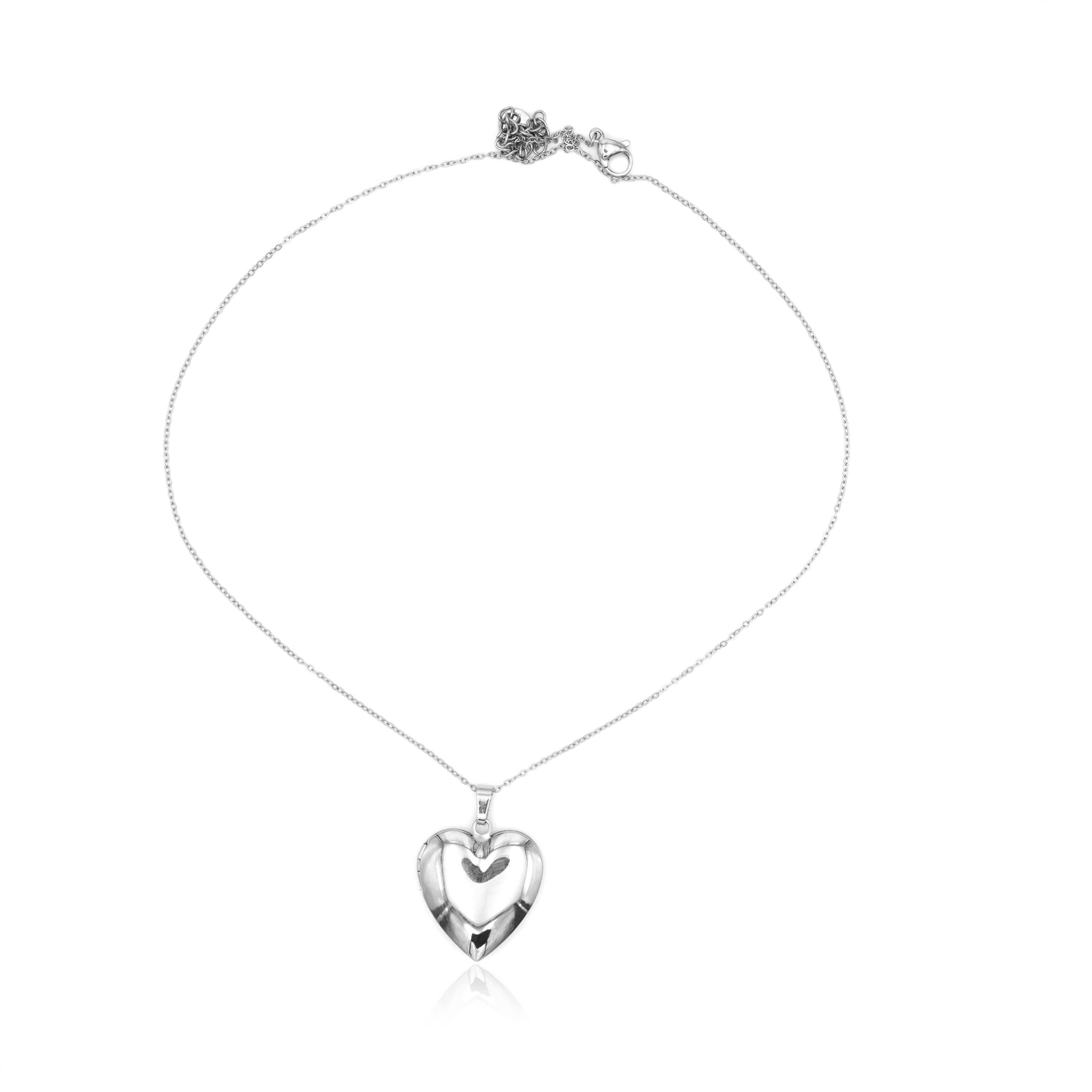 Collana con Ciondolo a Cuore Apribile