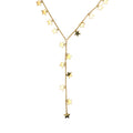 Collana Lariat Star Rain in Acciaio Inossidabile