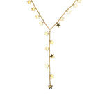 Collana Lariat Star Rain in Acciaio Inossidabile