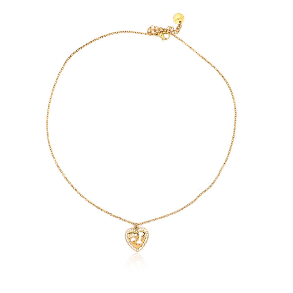 Collana Cuore Incantato in Acciaio
