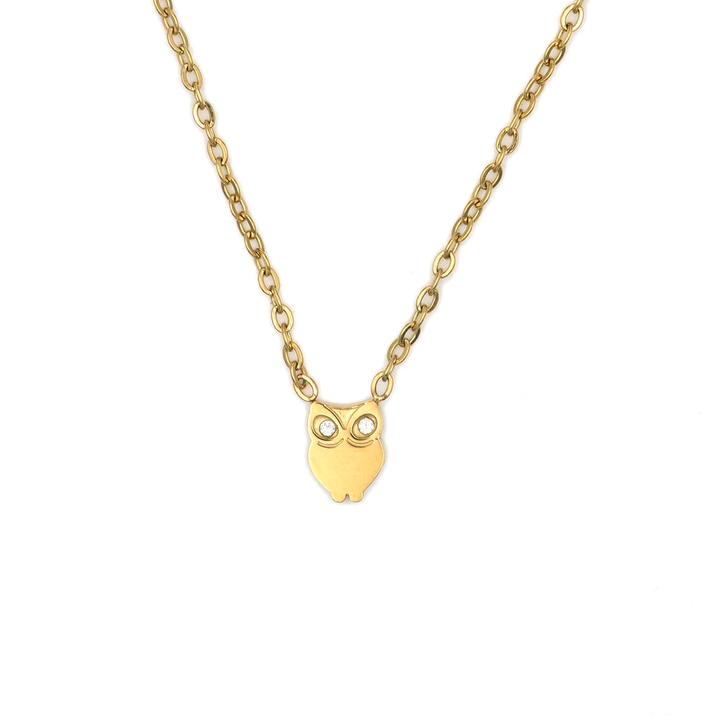Collana Gufo Accaio