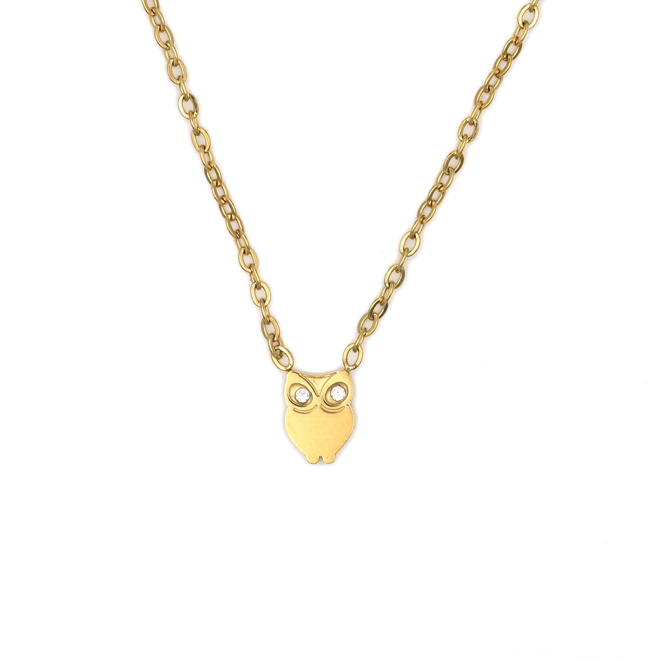 Collana Gufo Accaio