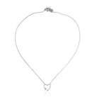 Collana Cuore Infranto in Acciaio