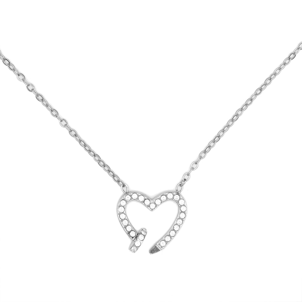 Collana Cuore Infranto in Acciaio