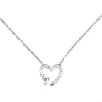 Collana Cuore Infranto in Acciaio