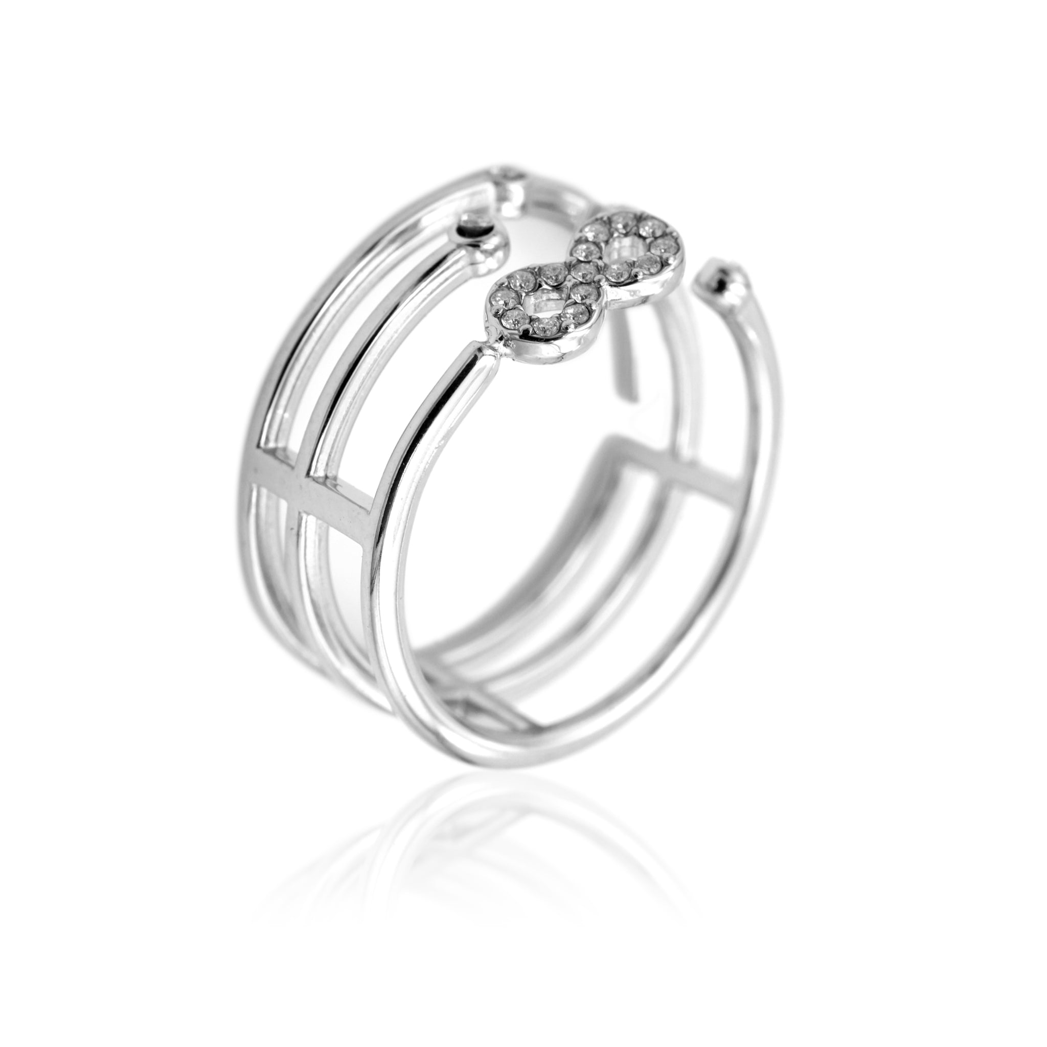 Anello simbolo infinito