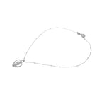 Collana in Acciaio con Ciondolo Fiore e Cuore