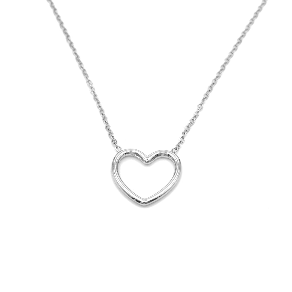 Collana in Acciaio con Ciondolo Cuore