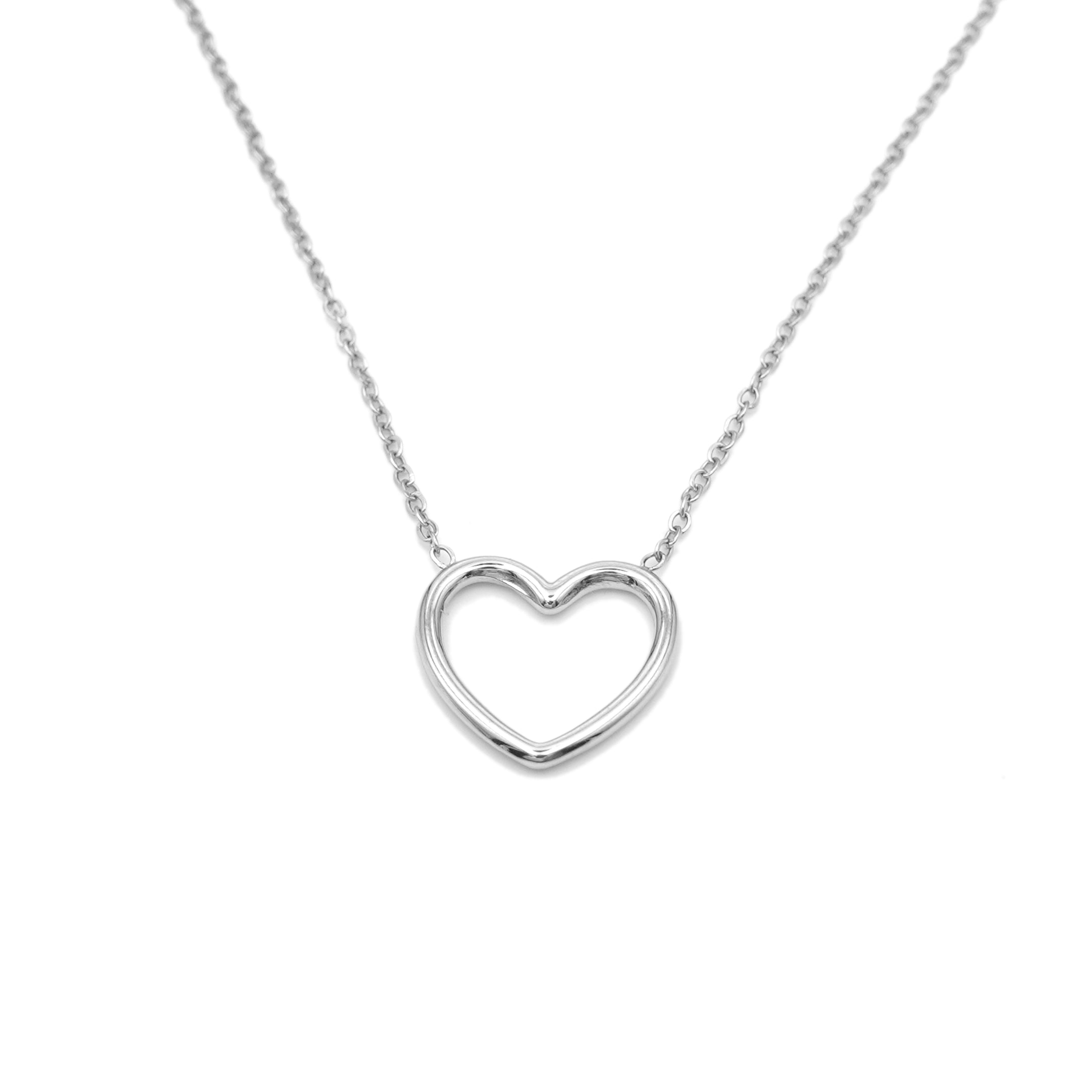Collana in Acciaio con Ciondolo Cuore