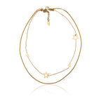 Collana in Acciao con Dettagli a Stella