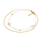 Collana in Acciao con Dettagli a Stella