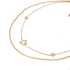 Collana in Acciao con Dettagli a Stella