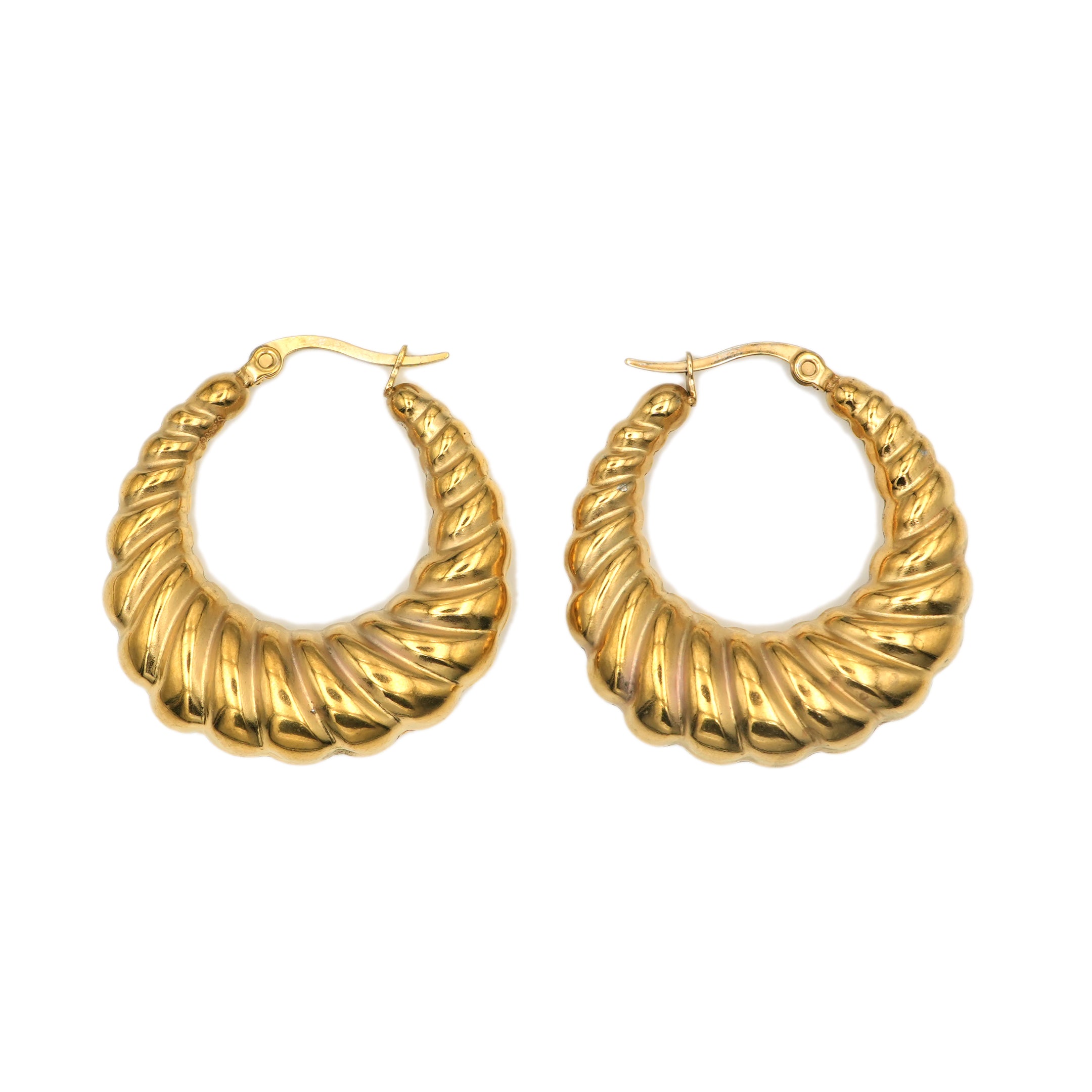 Orecchini a Cerchio in Acciaio