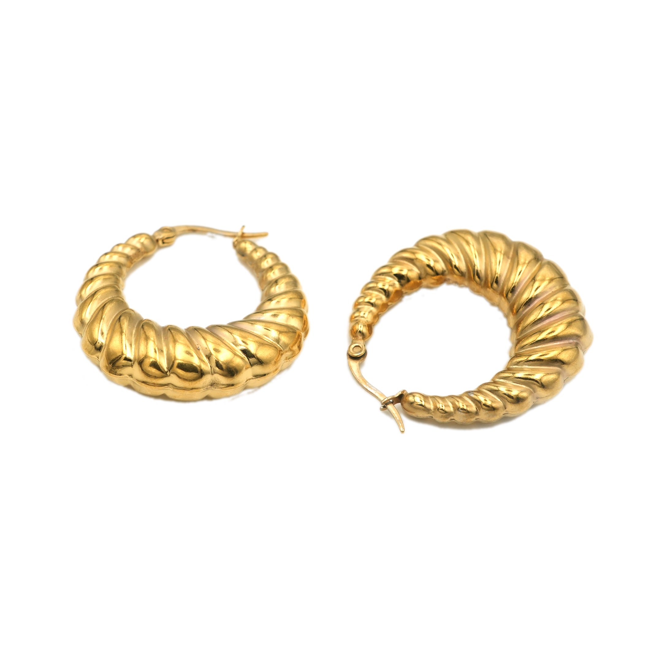 Orecchini a Cerchio in Acciaio