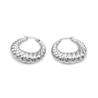 Orecchini a Cerchio in Acciaio