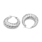 Orecchini a Cerchio in Acciaio