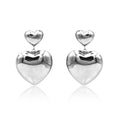 Orecchini Cuore in Acciaio