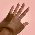 Anello Chevron Layer In Acciaio Inossidabile